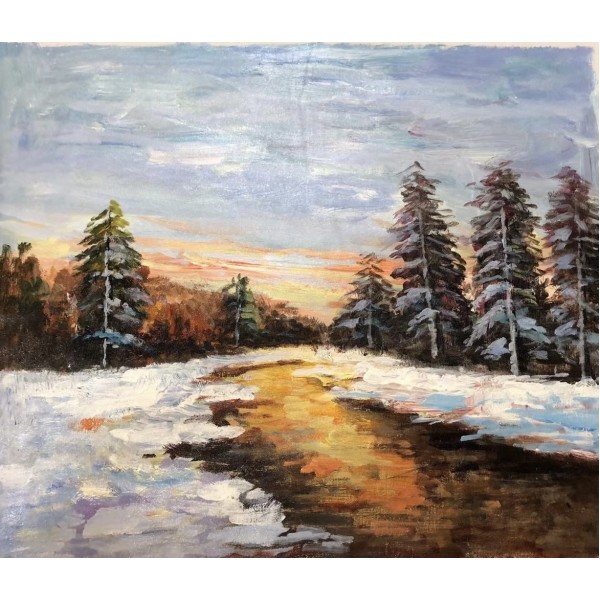 Frozen river