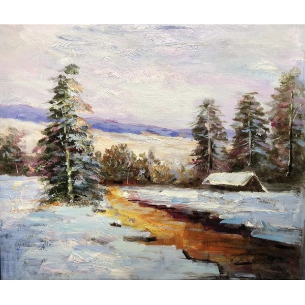 Frozen river