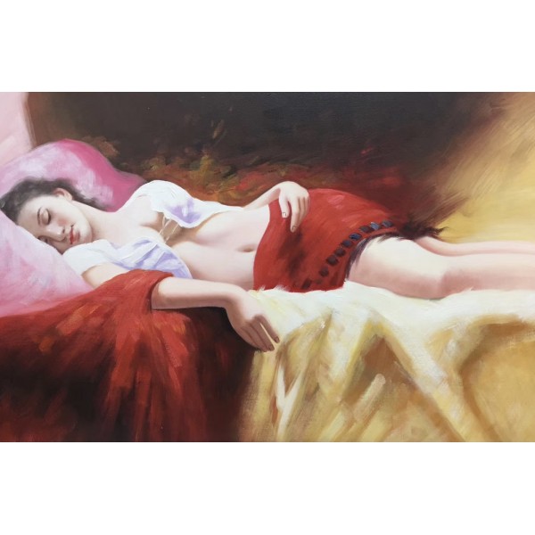 Sleeping woman