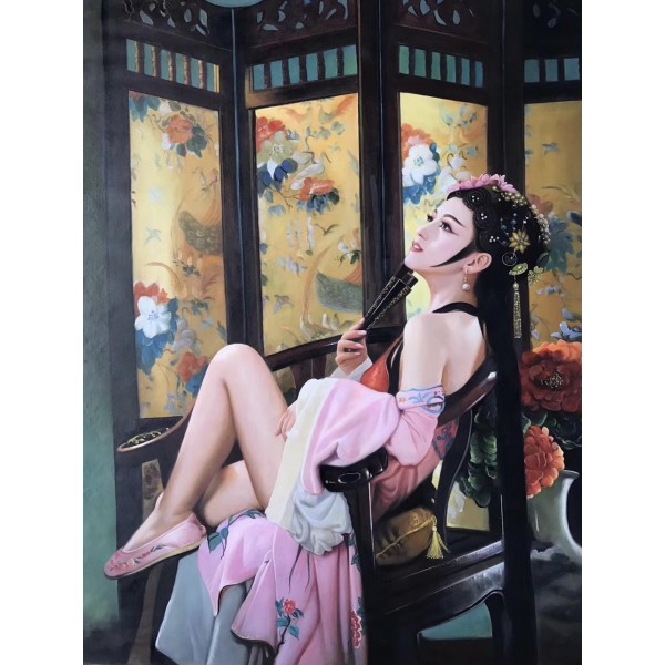 Classical oriental woman