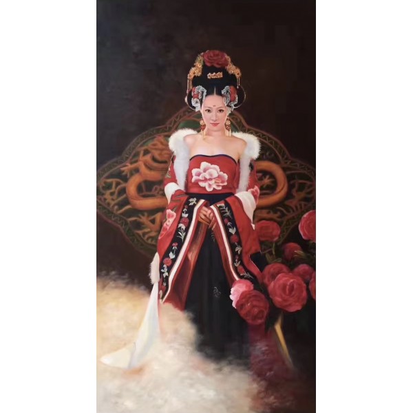 Classical oriental woman