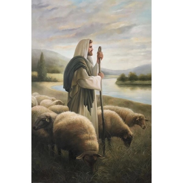Jesus Shepherd Illustration