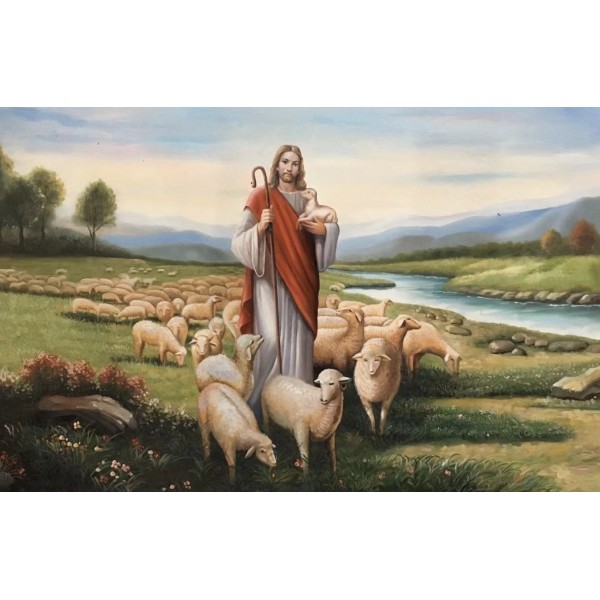 Jesus Shepherd Illustration
