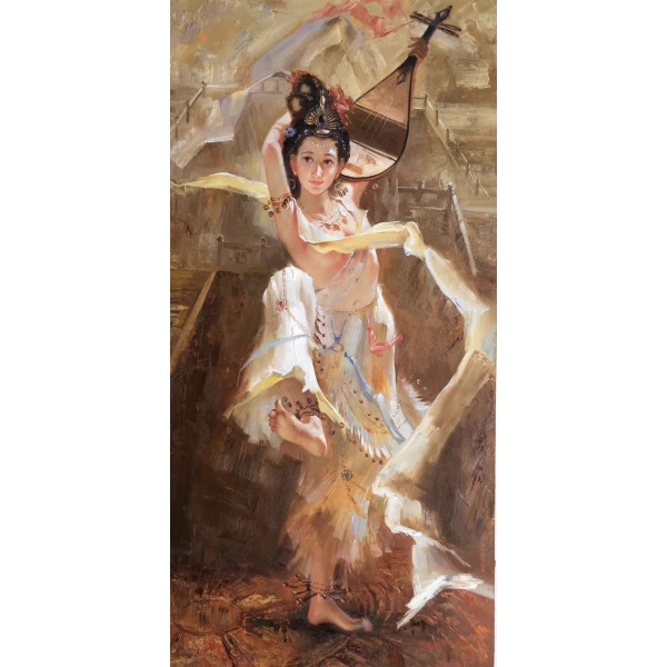 Creative woman paintings