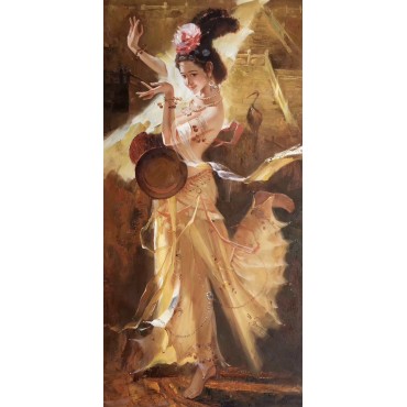 Creative woman paint...