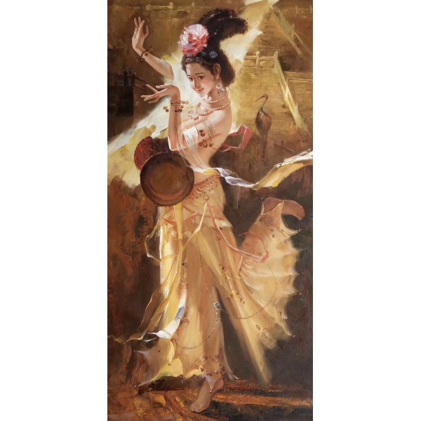 Creative woman paintings